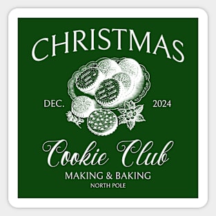 Christmas Cookie Club Family Christmas Baking Xmas Cookies Sticker